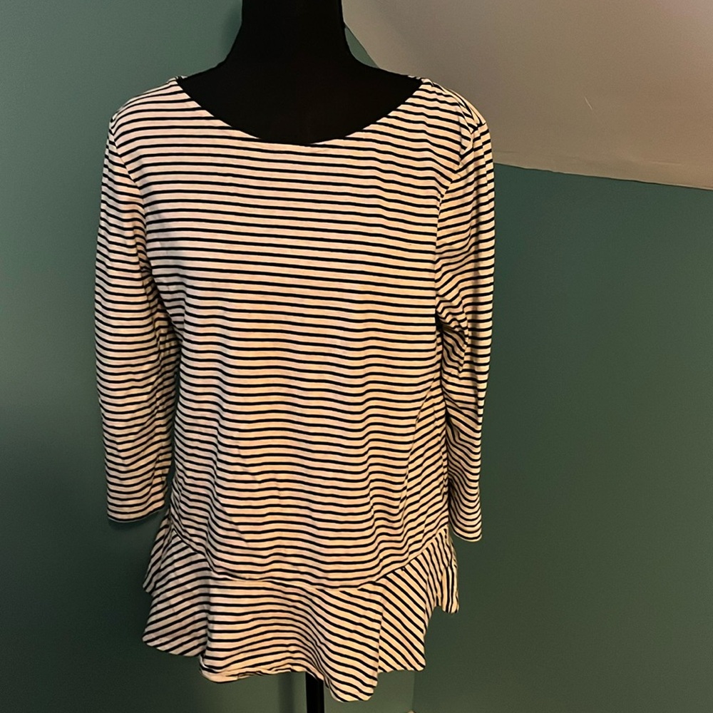 GAP striped top Sz L women’s
